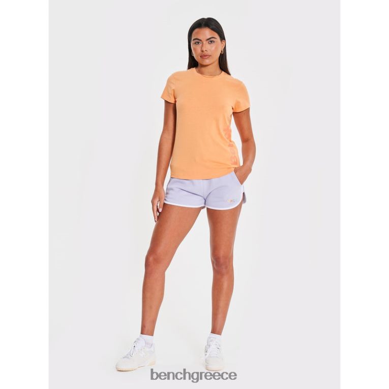 Bench ενδύματα πορτοκάλι γυναίκες μπλουζάκι berla 4XTV96