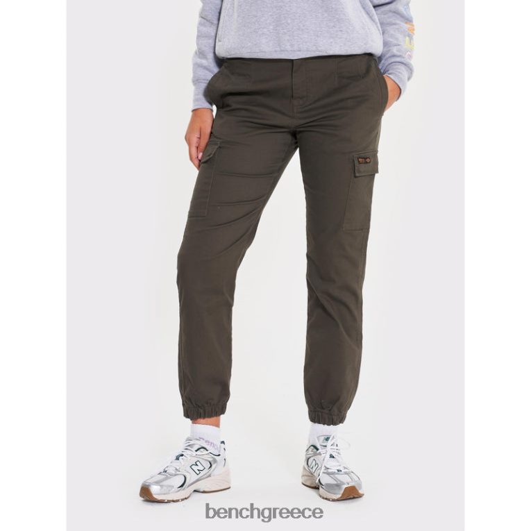 Bench ενδύματα χακί γυναίκες παντελόνι doah cargo 4XTV126