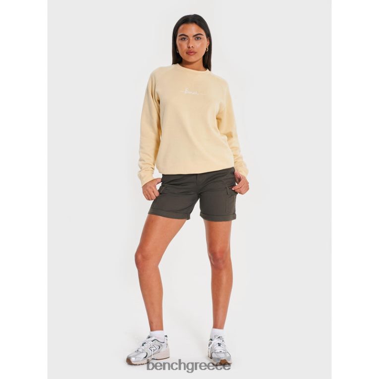 Bench ενδύματα χακί γυναίκες σορτς μάχης ashline 4XTV134