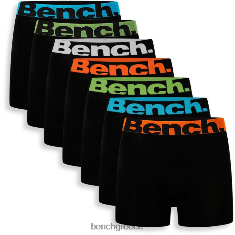 Bench ενδύματα μαύρος άνδρες μπόξερ diego 7 pack 4XTV82