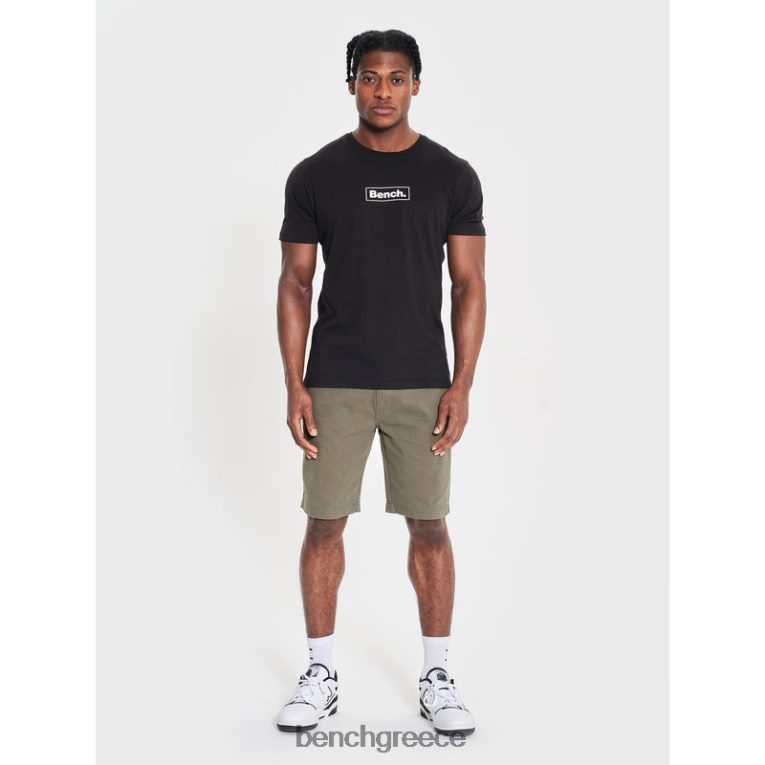 Bench ενδύματα μαύρος άνδρες angus βιώσιμη μπλούζα 4XTV20