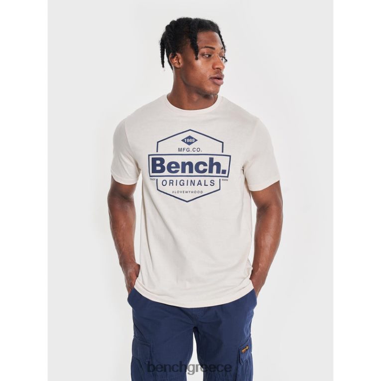 Bench ενδύματα πέτρα άνδρες denzo μπλουζάκι 4XTV5