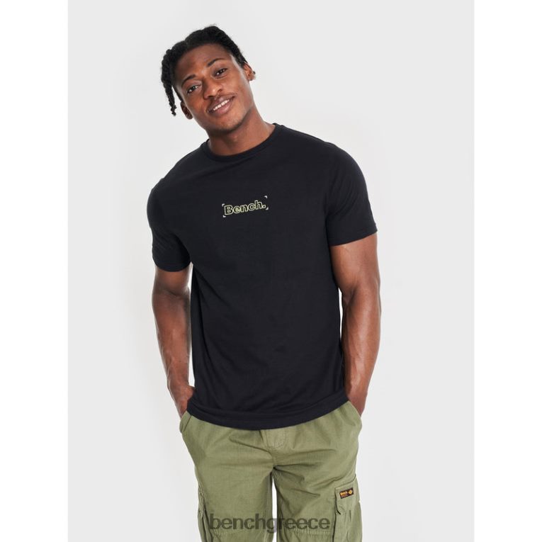 Bench ενδύματα μαύρος άνδρες jared t-shirt 4XTV17