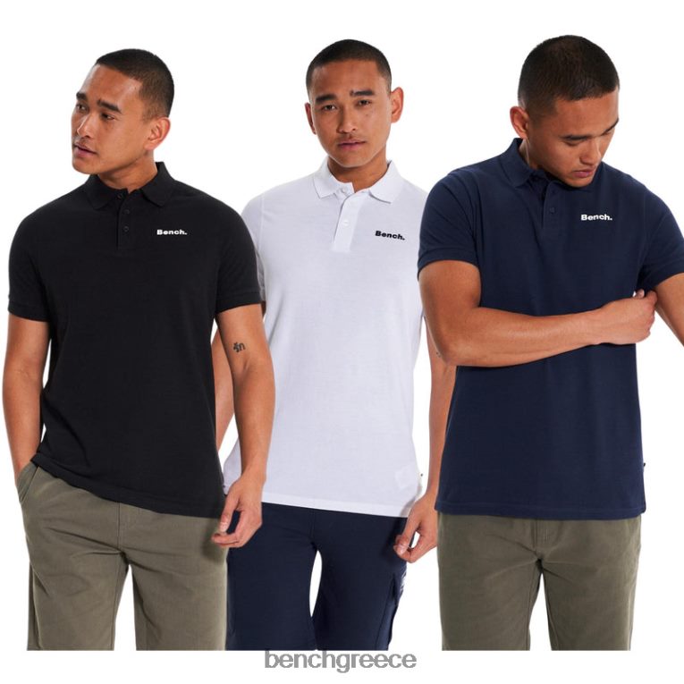 Bench ενδύματα διάφορων ειδών άνδρες asha 3 pack polos 4XTV2