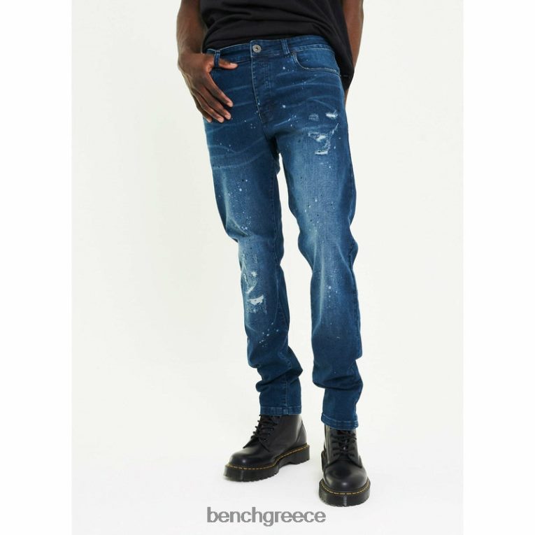 Bench ενδύματα μεσαίο μπλε άνδρες aw-003 slim fit τζιν 4XTV87