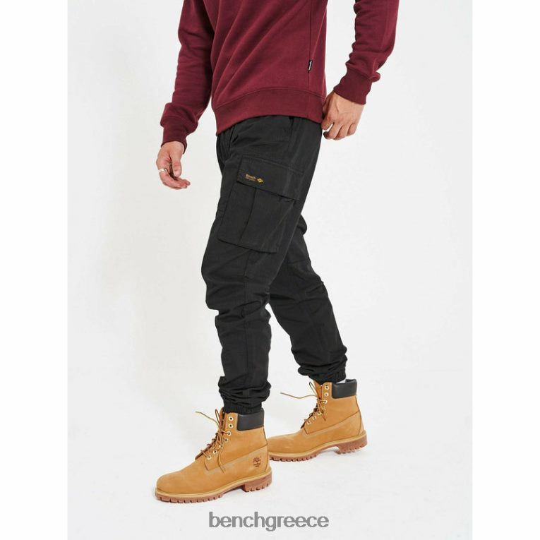 Bench ενδύματα μαύρος άνδρες παντελόνι cargo devvie 4XTV57