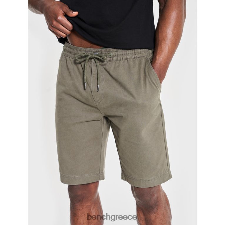 Bench ενδύματα χακί άνδρες σορτς chino hotspur 4XTV42