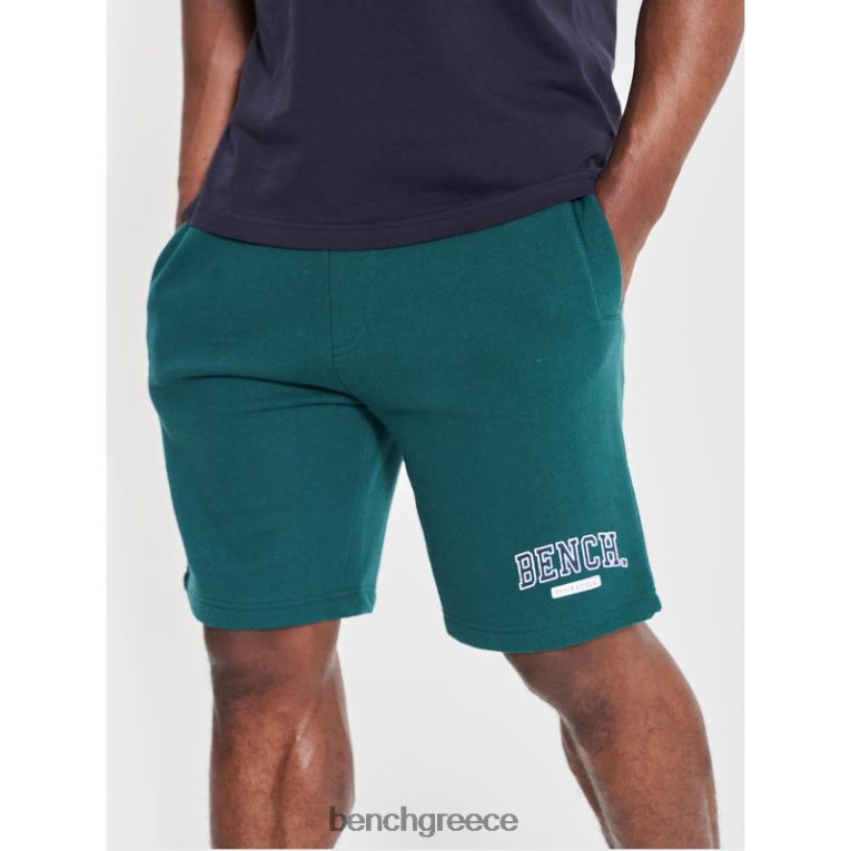 Bench ενδύματα πράσινος άνδρες σορτς raldo fleece 4XTV49