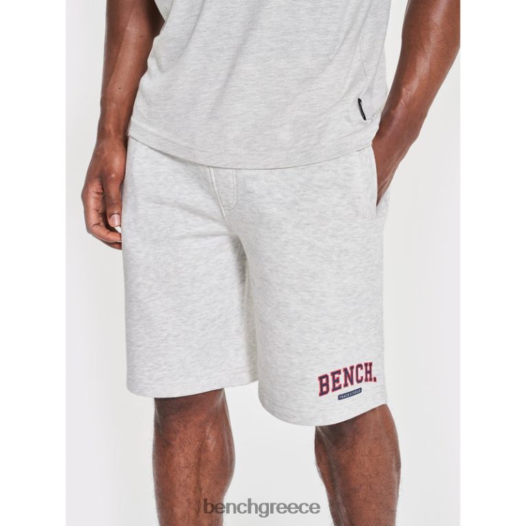 Bench ενδύματα εκρού μάργα άνδρες σορτς raldo fleece 4XTV50